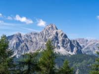 Wanderweg Ausblick zur Dreischuster Spitze